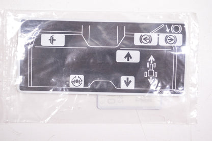 Kubota 6C050-47480 Pedal Label NOS
