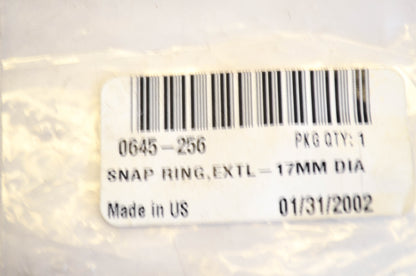 New OEM Arctic Cat 0645-256 Snap Ring NOS