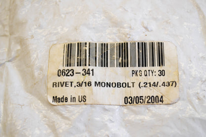 Arctic Cat 0623-341 Monobolt Rivet 3/16 NOS