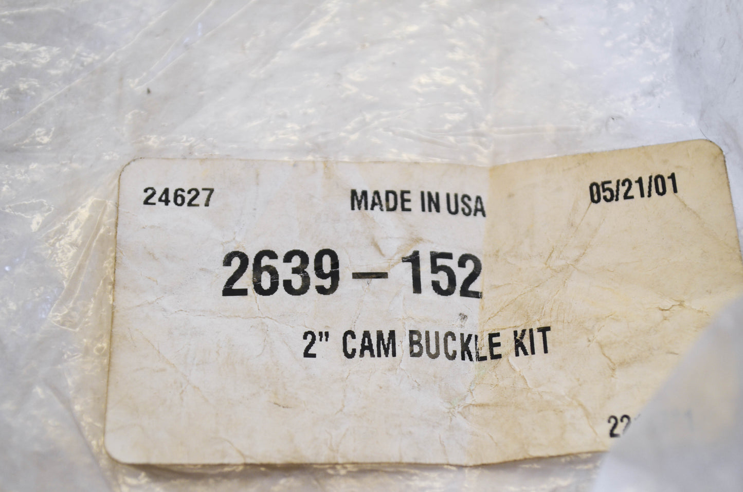 New OEM Arctic Cat 2639-152 Cam Buckle Kit 2" NOS