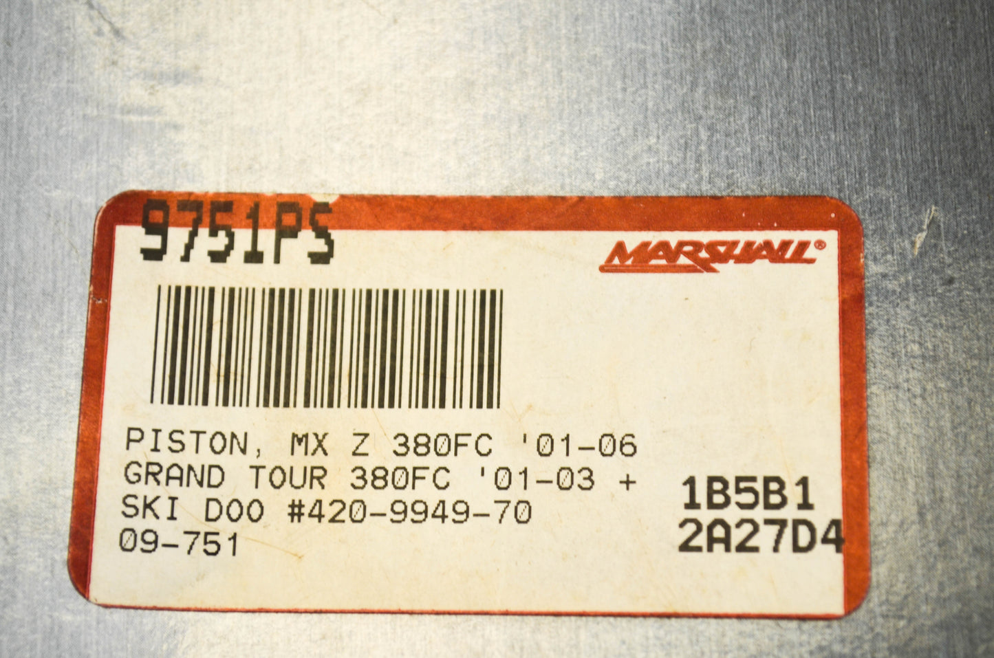 Marshall 9751ps, 420-9949-70 Piston Kit NOS