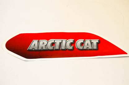 New OEM Arctic Cat 1411-425 Upper Left Graphic Decal Red NOS