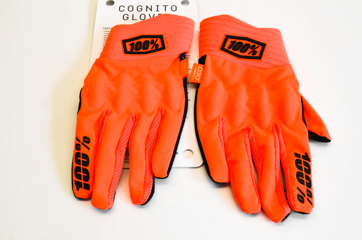Cognito 10013-260-12 Large Flourescent BLK/Orange Gloves NOS