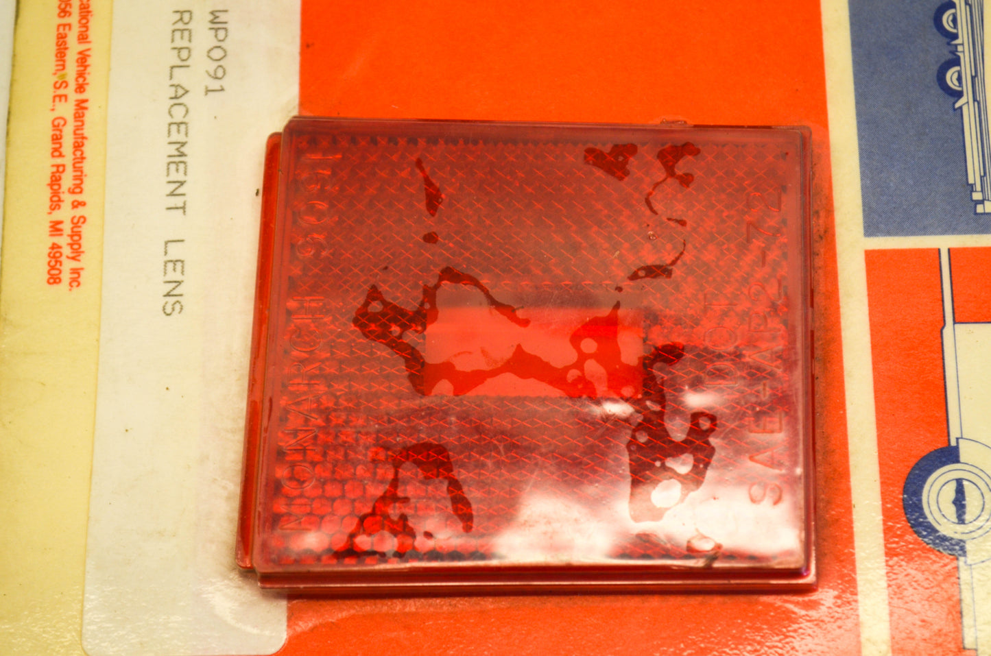 VVM WP091 Tail Light Side Lens NOS