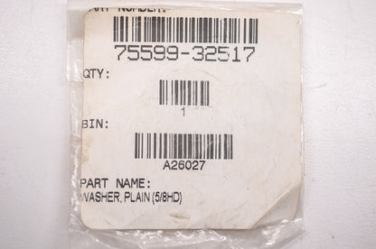Kubota 75599-32517 Plain Washer 5/8" NOS