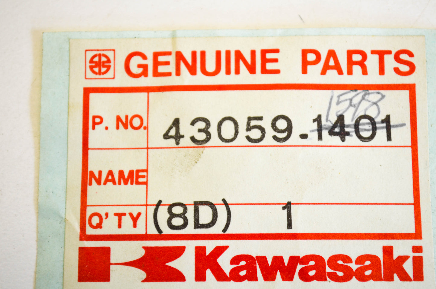 New OEM Kawasaki 43059-1598 Front Brake Hose NOS