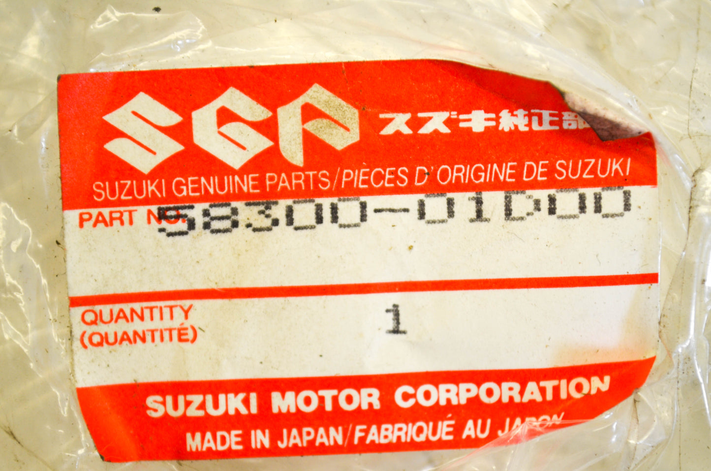New OEM Suzuki 58300-01D00 Throttle Cable NOS