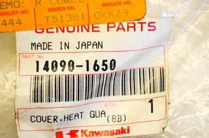 New OEM Kawasaki 14090-1650 Right Heat Cover Guard NOS
