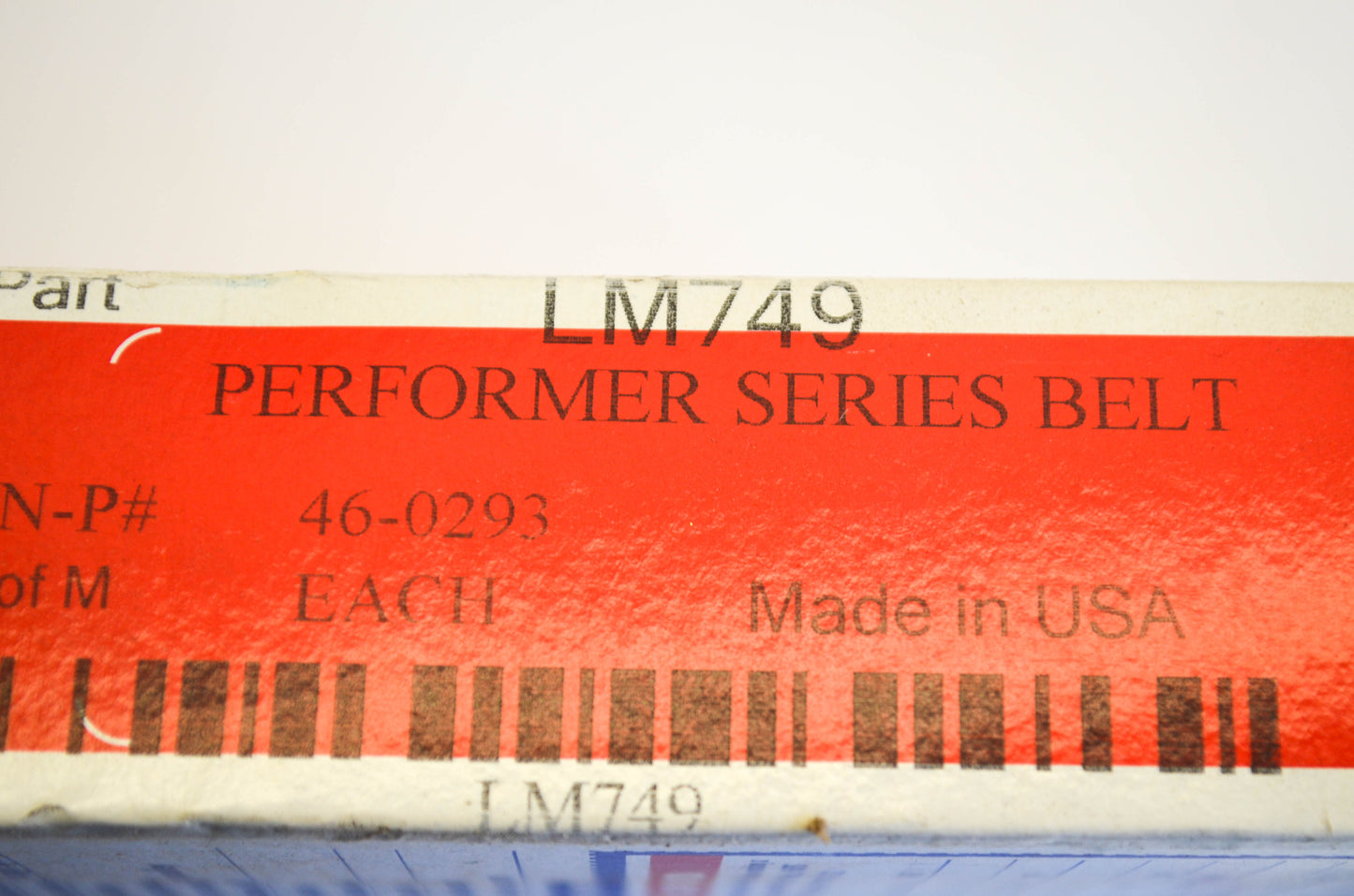 Parts Unlimited LM749 Belt NOS