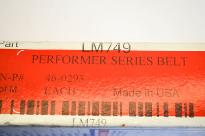 Parts Unlimited LM749 Belt NOS