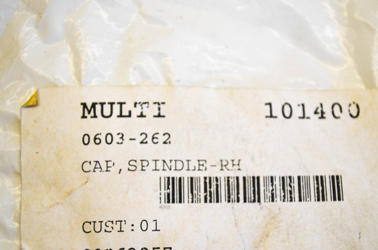 New OEM Arctic Cat 0603-262 Right Spindle Cap NOS
