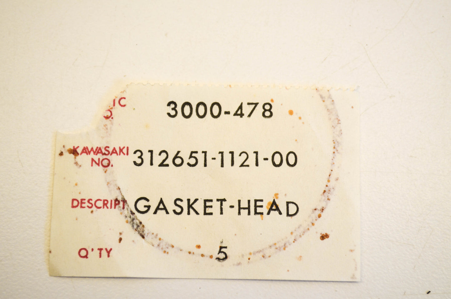 New OEM Arctic Cat 3000-478 Head Gasket NOS