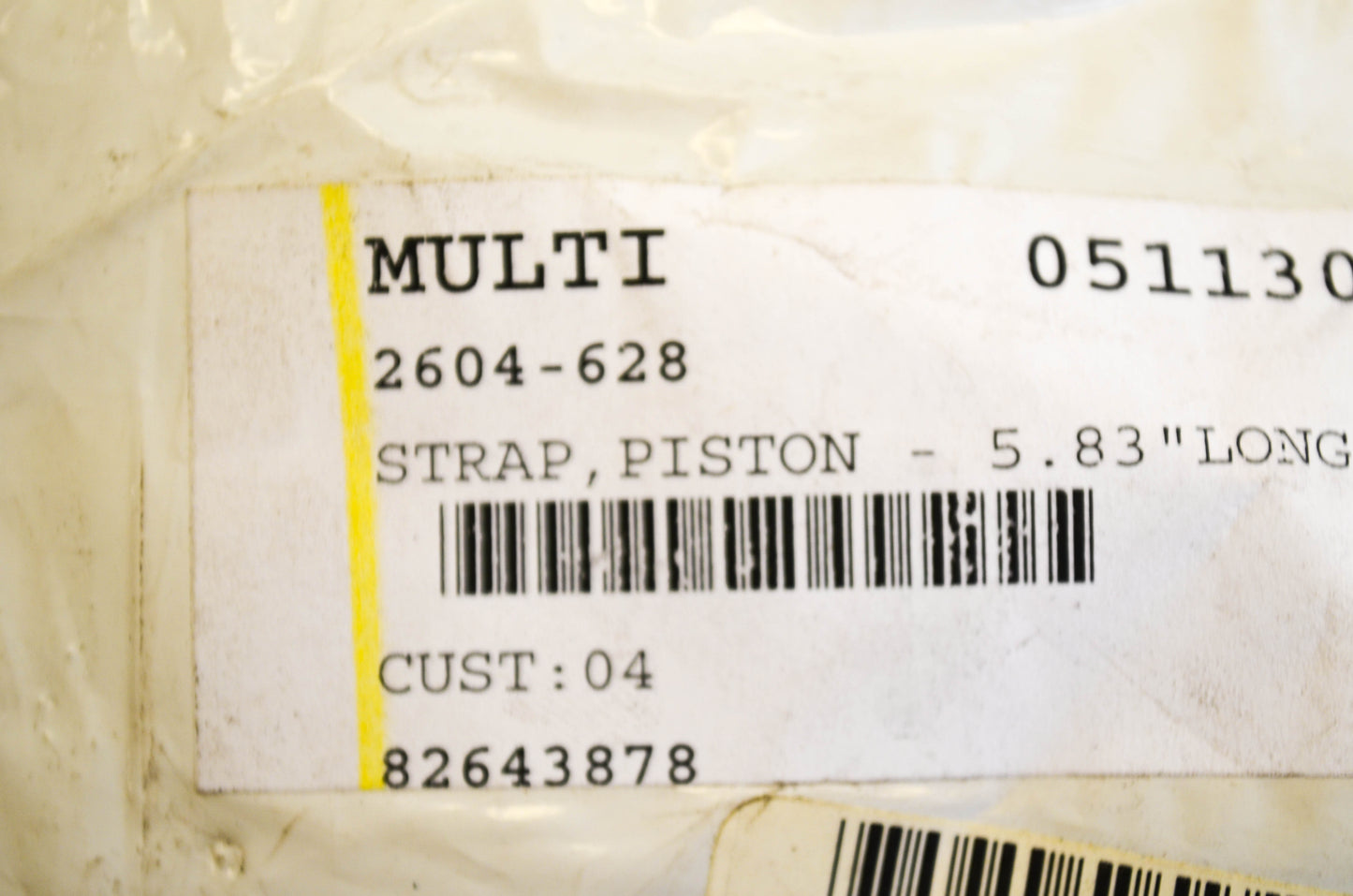 New OEM Arctic Cat 2604-628 Piston Strap NOS