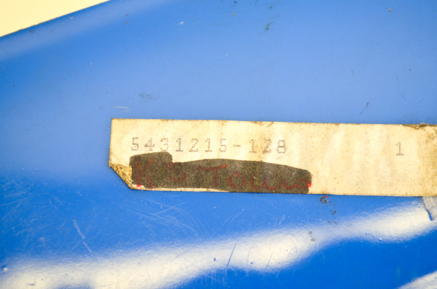 New OEM Polaris 5431215-128 Left Blue Tool Cover NOS