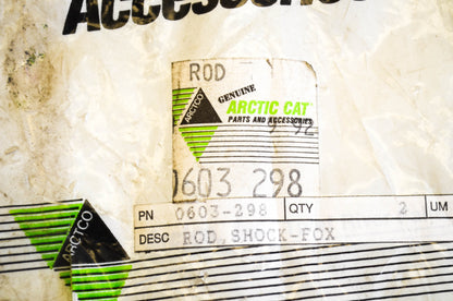New OEM Arctic Cat 0603-298 Fox Shock Rod NOS
