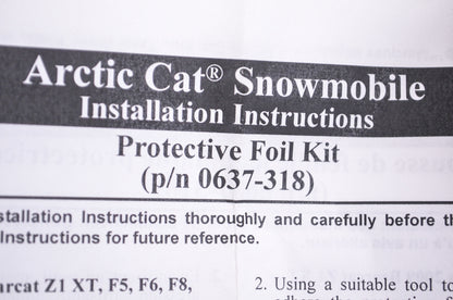 New OEM Arctic Cat 0637-318 Update Prot Foil Kit NOS