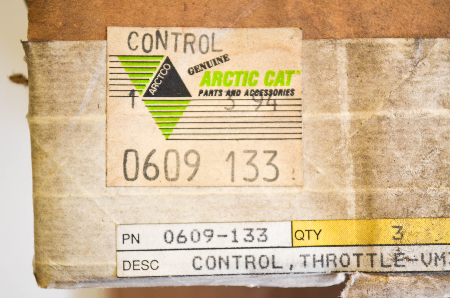 New OEM Arctic Cat 0609-133 Throttle Control NOS