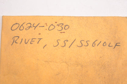 OEM Arctic Cat 0624-030 SS Rivets Qty 11 NOS
