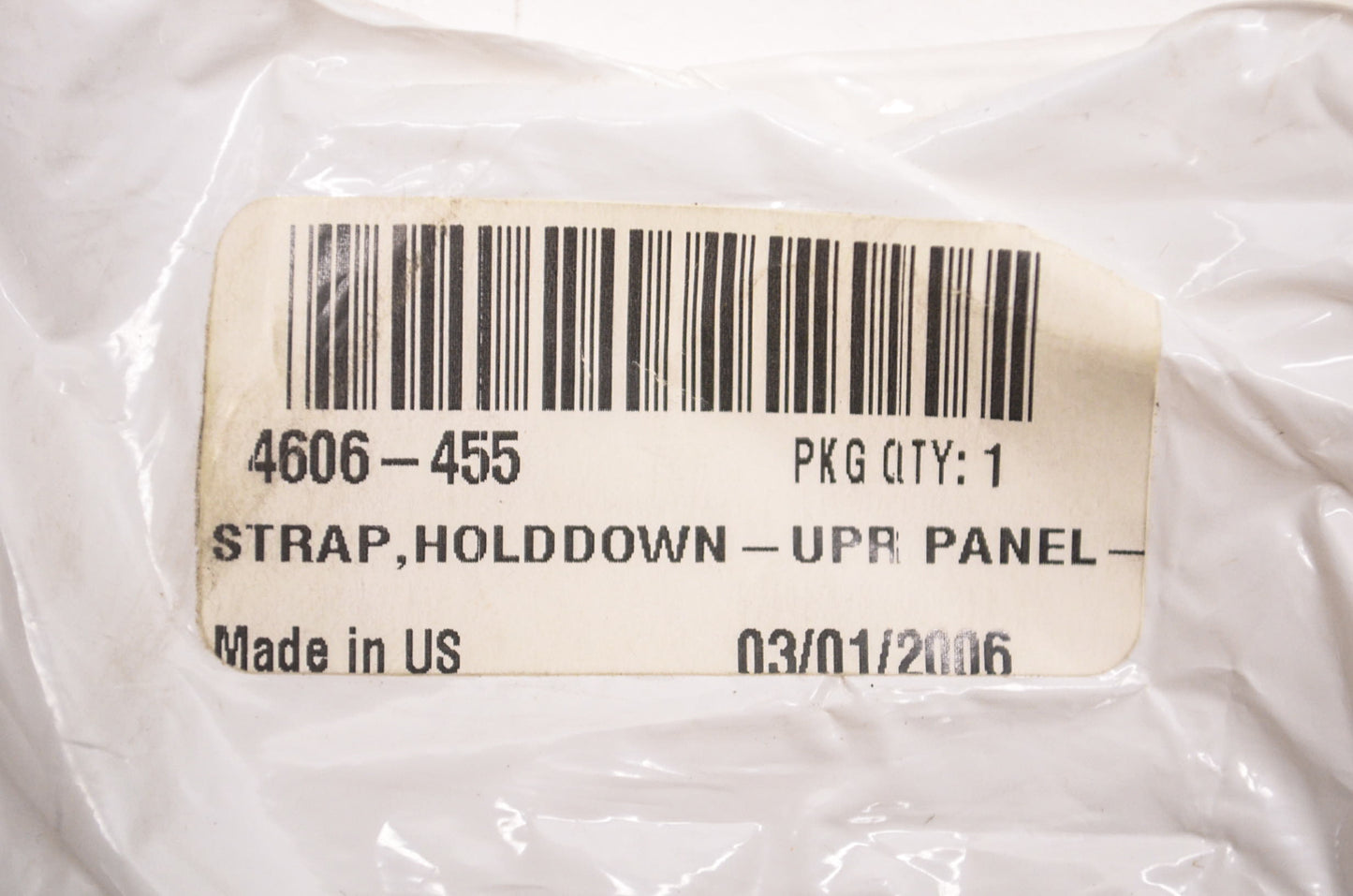 OEM Arctic Cat 4606-455 Hold Down Strap Left NOS