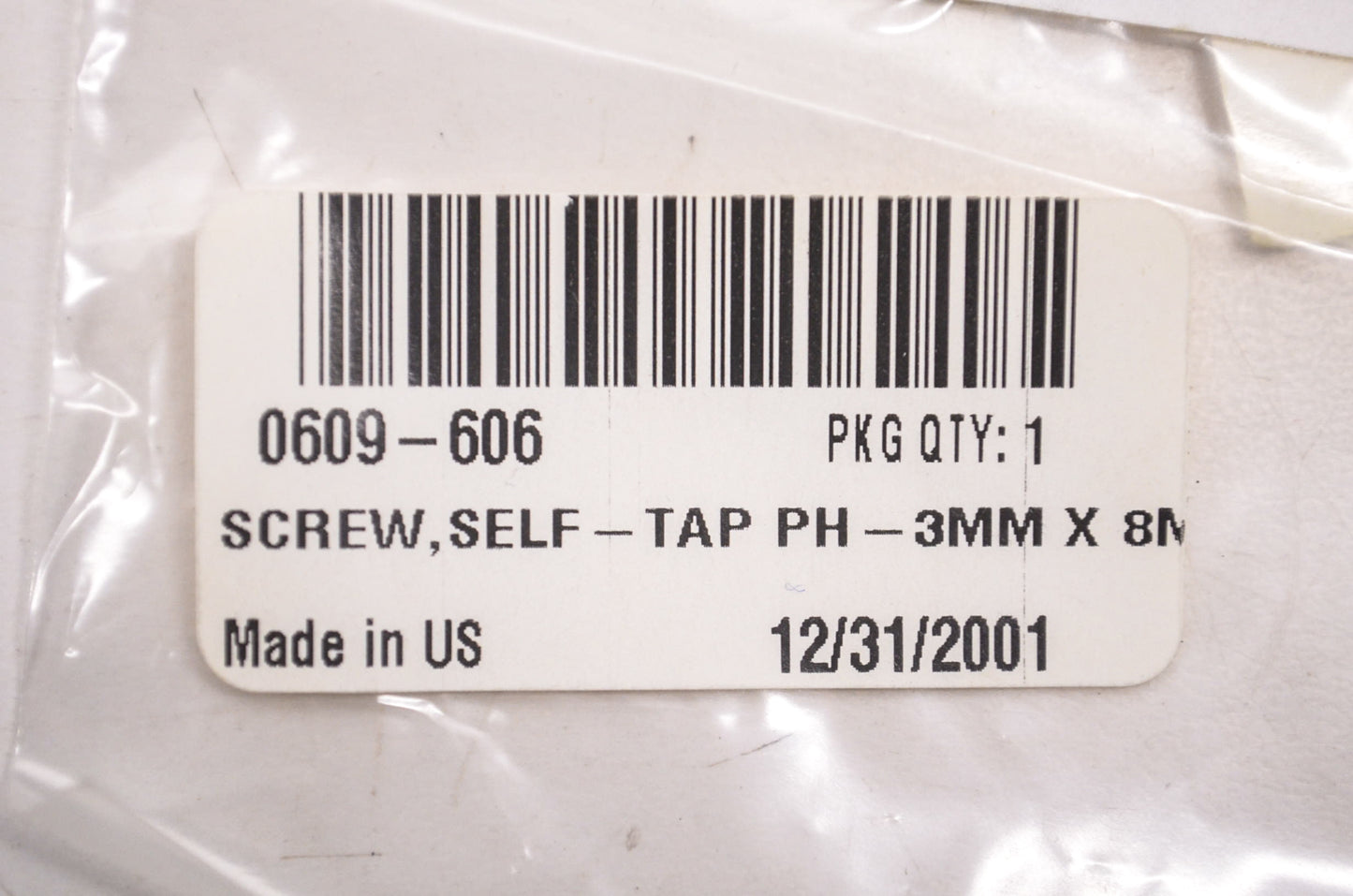 New OEM Arctic Cat 0609-606 Self Tap PH - 3mm X 8MM NOS