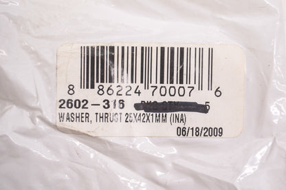 OEM Arctic Cat 2602-316 Thrust Washer 25X42X1MM NOS