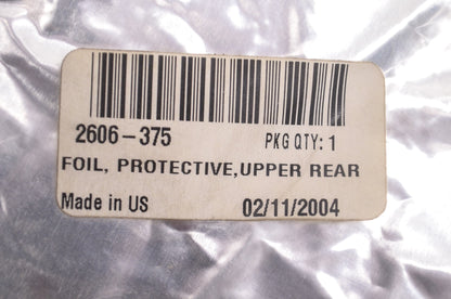 New OEM Arctic Cat 2606-375 Protective Upper Rear Foil NOS