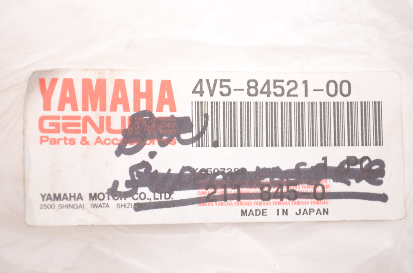 OEM Yamaha 4V5-84521-00-00 Taillight Lens NOS