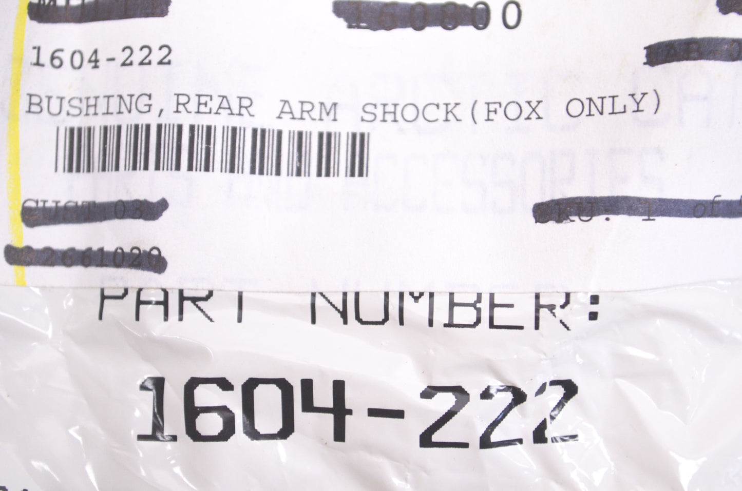 New OEM Arctic Cat 1604-222 Rear Arm Shock Bushing NOS