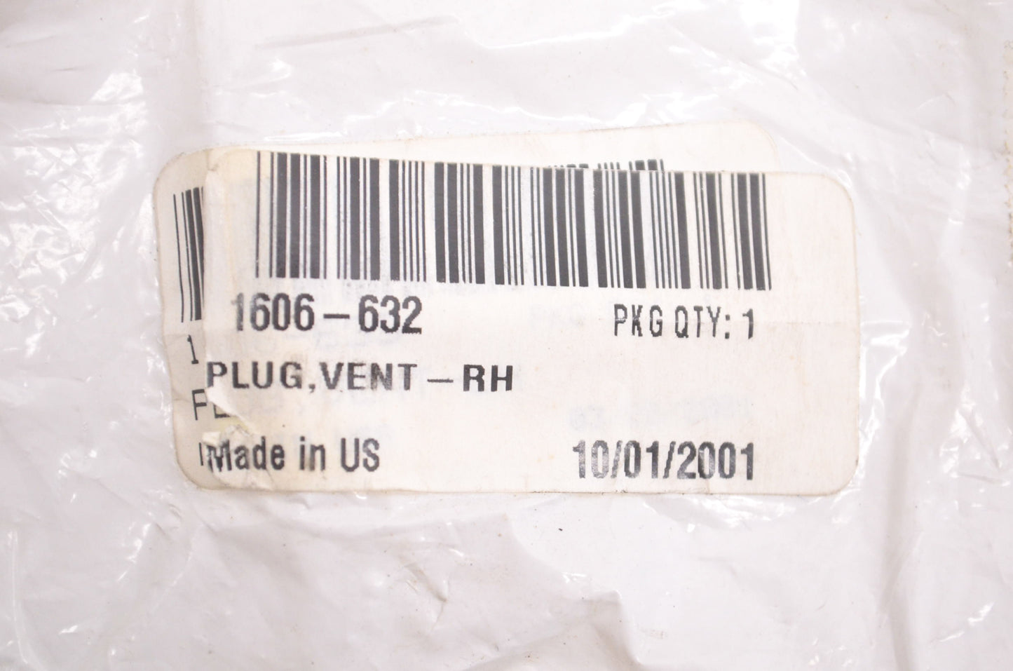 New OEM Arctic Cat 1606-632 Vent Plug Right Hand NOS