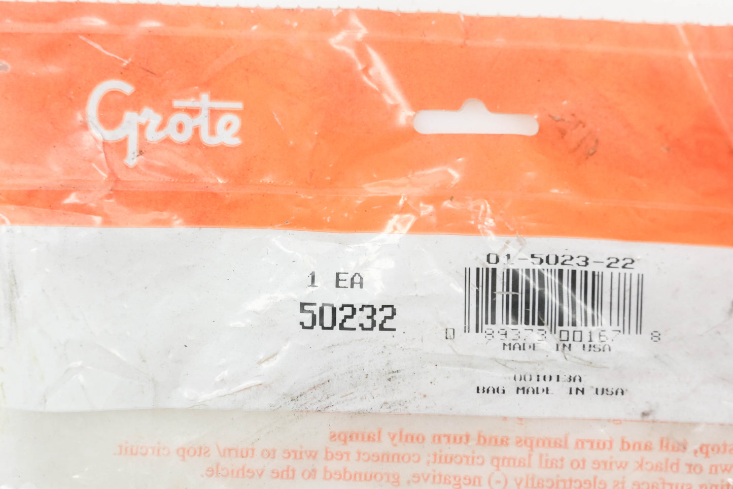 Grote 50232 Tail Light Assembly NOS