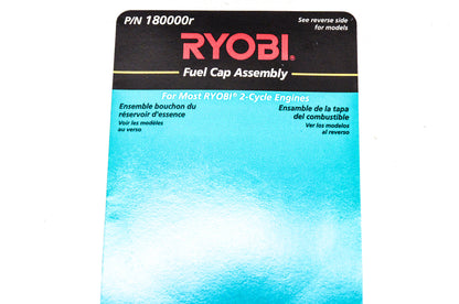 Ryobi 180000r Fuel Cap NOS