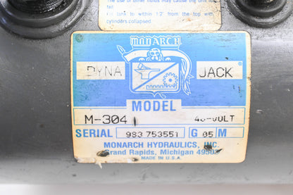 Monarch M-304, 0520001098 Dyna Jack Hydraulic Power Unit Pump