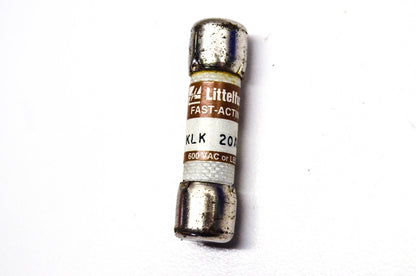 Littelfuse KLK20, KLK 20A Fast Acting 20 Amp Fuse NOS