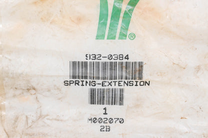 MTD 932-0384 Extension Spring NOS