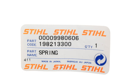 New OEM Stihl 0000 998 0606, 00009980606 Torsion Spring NOS