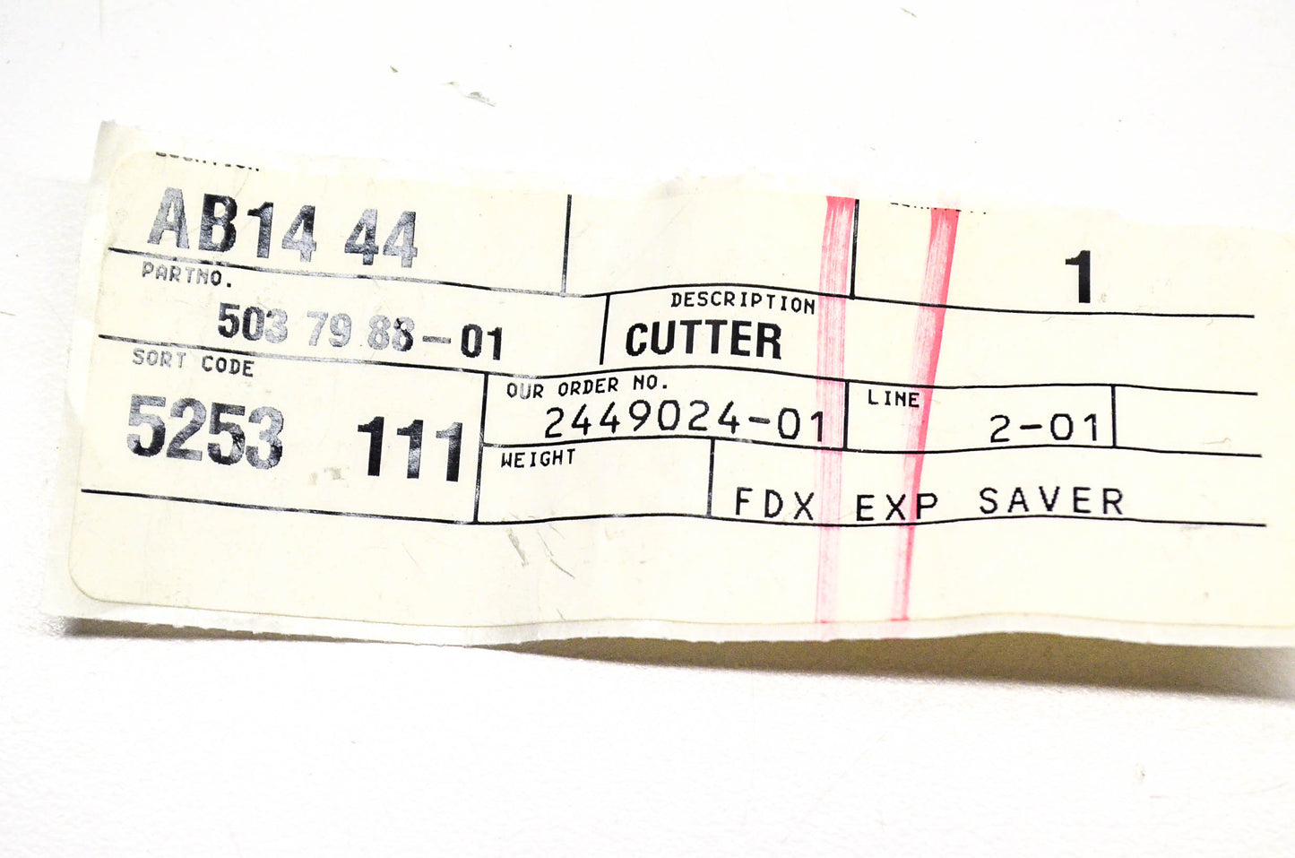 New OEM Husqvarna 503 79 88-01 Cutter NOS