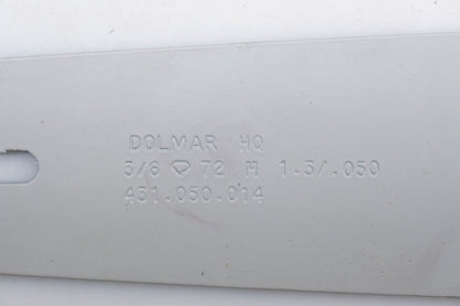 Dolmar 431.050.014, 731050014, 431-050-014 20" HQ Chainsaw Bar NOS