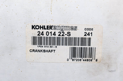 Kohler 24 014 22-S, 2401422-S, 2401303 Crankshaft NOS