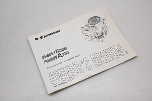 New OEM Kawasaki 99920-2175-01 Owners Manual NOS