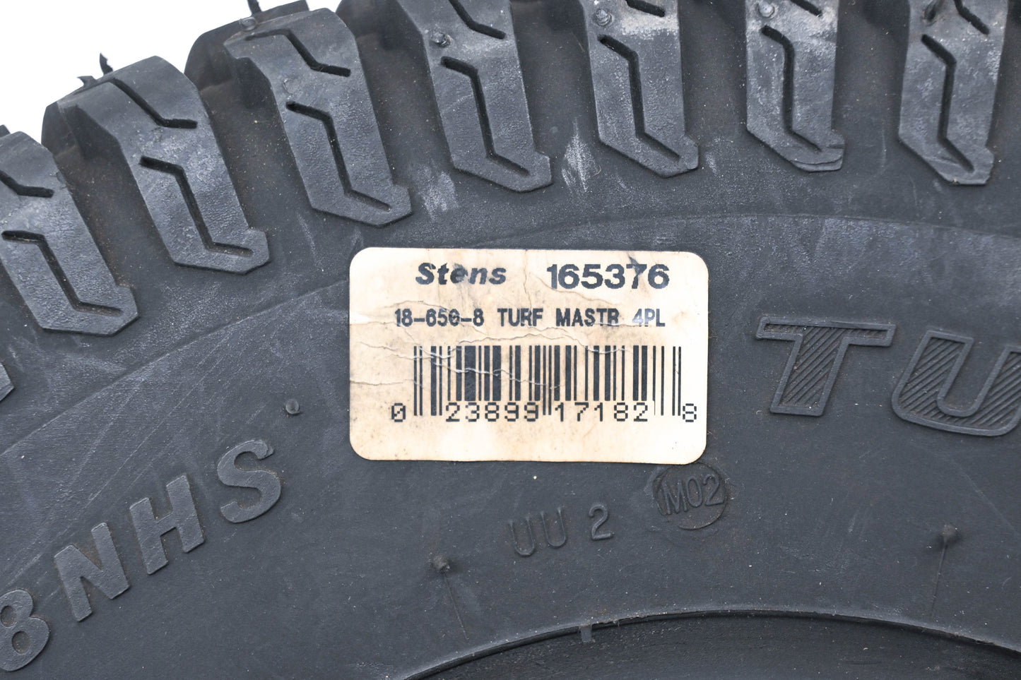 Carlisle 165376, 165-376 Stens 4 Ply 18x6.50-8 NHS Turf Master Tire NOS