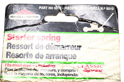 New OEM Briggs & Stratton 5010 Starter Spring NOS