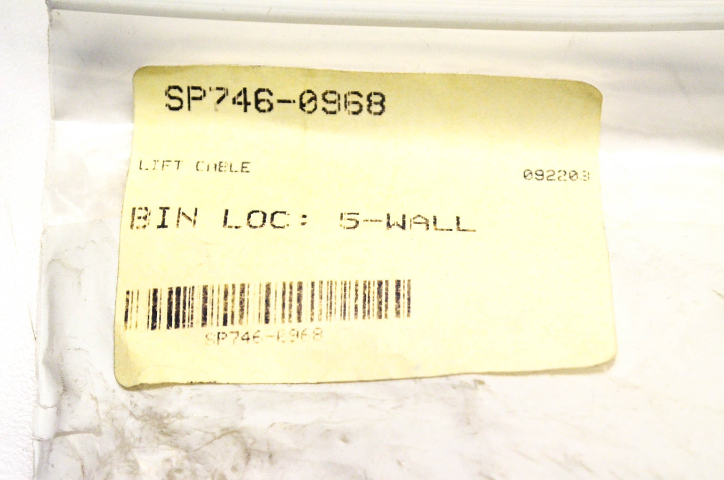 MTD 746-0968 Deck Lift Cable NOS