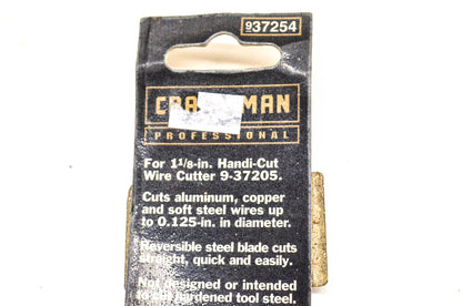 Craftsman 937254, 37254 Wire Cutter Replacement Blade NOS