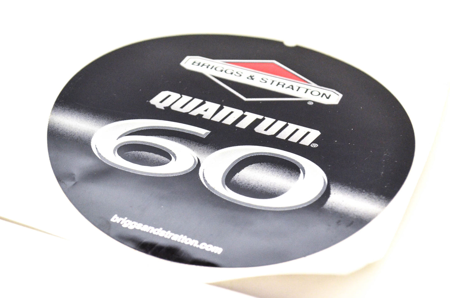 New OEM Briggs & Stratton Quantum 60 Decal 4 Inch NOS