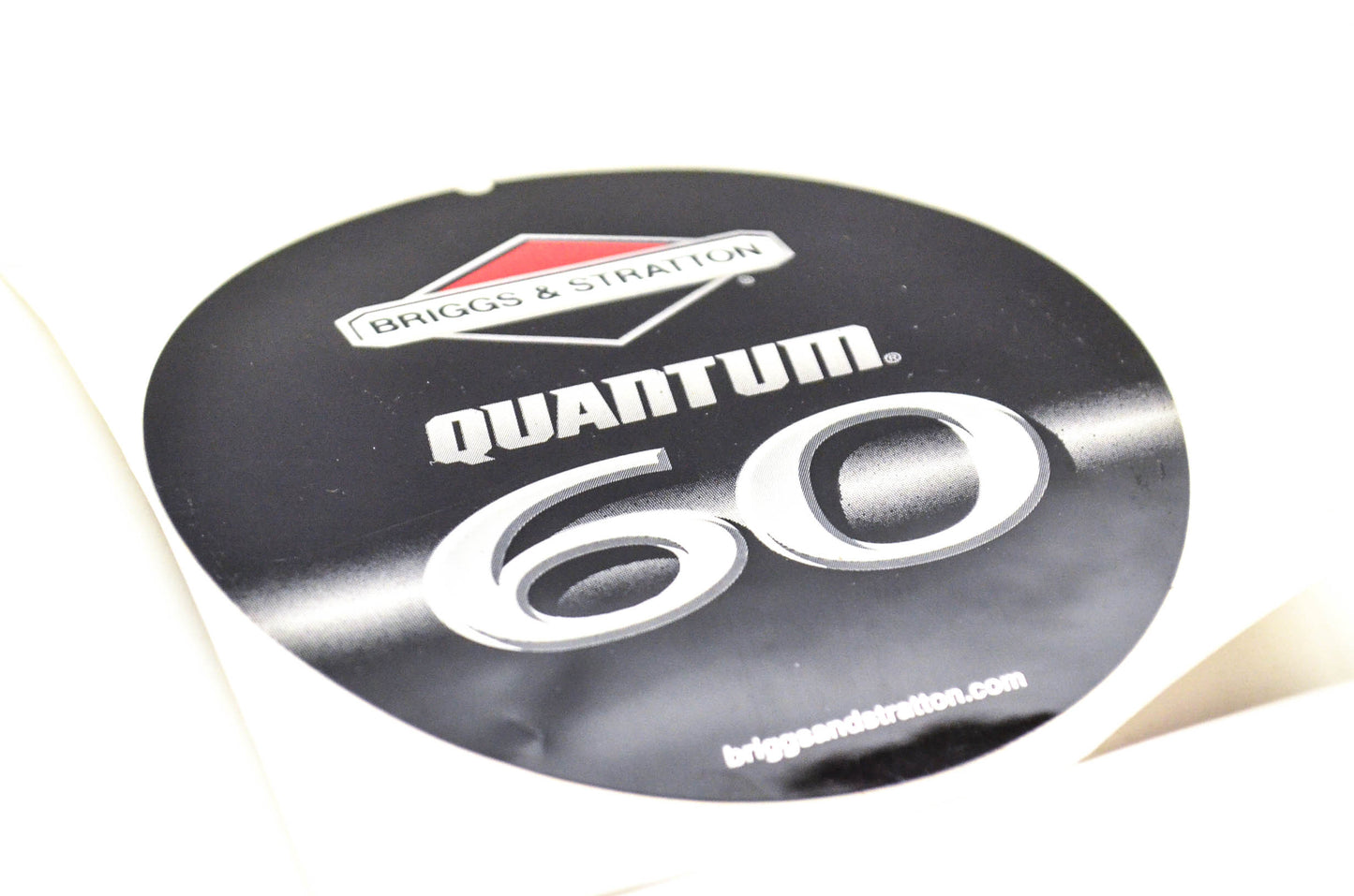 New OEM Briggs & Stratton Quantum 60 Decal 4 Inch NOS