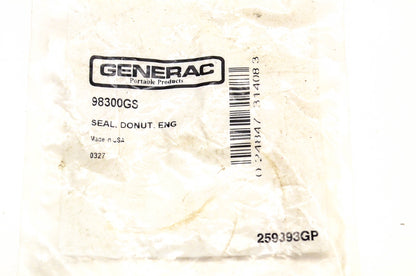 Generac 98300GS, 259393GP Donut Seal NOS