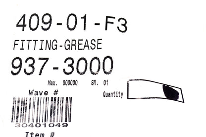 MTD 937-3000 Grease Fitting NOS