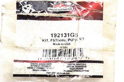 New OEM Briggs & Stratton 192131GS Pump Mounting Hardware Kit NOS