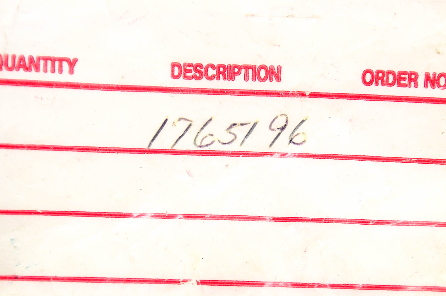 MTD 1765196 Hex Screw NOS