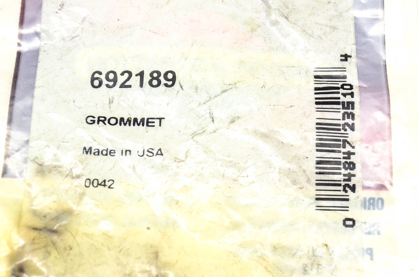 New OEM Briggs & Stratton 692189 Grommet NOS